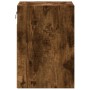 Mueble de TV de pared con luces LED roble ahumado 41x31x45 cm de , Muebles TV - Ref: Foro24-852279, Precio: 53,36 €, Descuent...