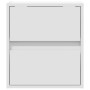 Muebles de TV de pared con luces LED 2 uds blanco 41x31x45 cm de , Muebles TV - Ref: Foro24-852272, Precio: 99,62 €, Descuent...
