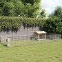 Recinto corral animales 24 paneles hierro galvanizado 54x60 cm de , Jaulas y habitáculos para animales pequeños - Ref: Foro24...