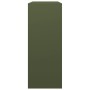 Leñero de acero verde 100x40x100 cm de , Bolsas y soportes de leña - Ref: Foro24-850971, Precio: 108,61 €, Descuento: %