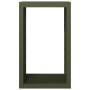 Leñero de acero verde 60x40x100 cm de , Bolsas y soportes de leña - Ref: Foro24-850992, Precio: 118,88 €, Descuento: %