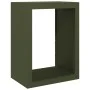 Leñero de acero verde 60x40x80 cm de , Bolsas y soportes de leña - Ref: Foro24-850999, Precio: 101,69 €, Descuento: %