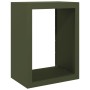 Leñero de acero verde 60x40x80 cm de , Bolsas y soportes de leña - Ref: Foro24-850999, Precio: 103,29 €, Descuento: %