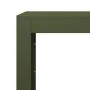 Leñero de acero verde 60x40x80 cm de , Bolsas y soportes de leña - Ref: Foro24-850999, Precio: 101,69 €, Descuento: %