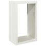 Leñero de acero blanco 60x40x100 cm de , Bolsas y soportes de leña - Ref: Foro24-850990, Precio: 104,52 €, Descuento: %