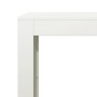 Leñero de acero blanco 60x40x100 cm de , Bolsas y soportes de leña - Ref: Foro24-850990, Precio: 104,52 €, Descuento: %