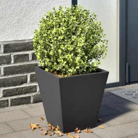 Jardineras 2 unidades acero negro 30x30x30 cm de , Maceteros y jardineras - Ref: Foro24-851039, Precio: 47,15 €, Descuento: %
