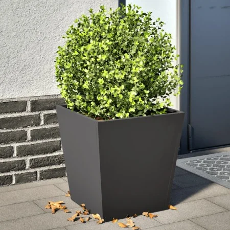 Jardineras 2 unidades acero negro 40x40x40 cm de , Maceteros y jardineras - Ref: Foro24-851053, Precio: 63,89 €, Descuento: %