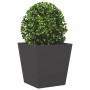 Jardineras 2 unidades acero negro 40x40x40 cm de , Maceteros y jardineras - Ref: Foro24-851053, Precio: 58,73 €, Descuento: %