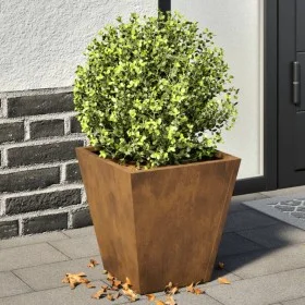 Jardineras 2 unidades acero oxidado 30x30x30 cm by , Pots and planters - Ref: Foro24-851051, Price: 45,98 €, Discount: %