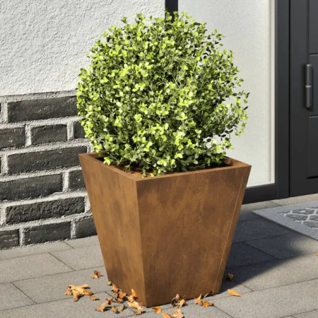 Jardineras 2 unidades acero oxidado 30x30x30 cm de , Maceteros y jardineras - Ref: Foro24-851051, Precio: 45,98 €, Descuento: %