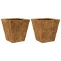 Jardineras 2 unidades acero oxidado 30x30x30 cm de , Maceteros y jardineras - Ref: Foro24-851051, Precio: 45,98 €, Descuento: %