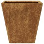 Jardineras 2 unidades acero oxidado 30x30x30 cm de , Maceteros y jardineras - Ref: Foro24-851051, Precio: 41,06 €, Descuento: %