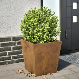Jardinera de acero oxidado 40x40x40 cm de , Maceteros y jardineras - Ref: Foro24-851064, Precio: 44,36 €, Descuento: %