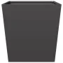 Jardinera de acero negra 50x50x50 cm de , Maceteros y jardineras - Ref: Foro24-851066, Precio: 66,22 €, Descuento: %