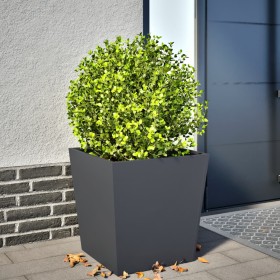 Jardinera de acero gris antracita 50x50x50 cm de , Maceteros y jardineras - Ref: Foro24-851070, Precio: 55,95 €, Descuento: %