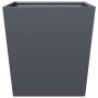 Jardinera de acero gris antracita 50x50x50 cm de , Maceteros y jardineras - Ref: Foro24-851070, Precio: 55,95 €, Descuento: %