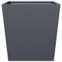 Jardinera de acero gris antracita 50x50x50 cm de , Maceteros y jardineras - Ref: Foro24-851070, Precio: 55,18 €, Descuento: %