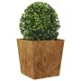Jardineras 2 unidades acero oxidado 50x50x50 cm de , Maceteros y jardineras - Ref: Foro24-851079, Precio: 99,67 €, Descuento: %