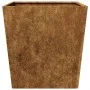 Jardineras 2 unidades acero oxidado 50x50x50 cm de , Maceteros y jardineras - Ref: Foro24-851079, Precio: 99,67 €, Descuento: %