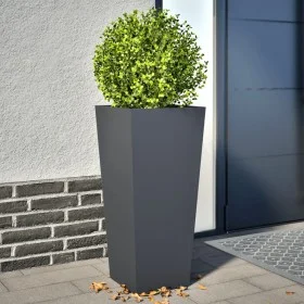 Jardineras hexagonales 2 uds acero antracita 35x35x75 cm de , Maceteros y jardineras - Ref: Foro24-851085, Precio: 118,01 €, ...