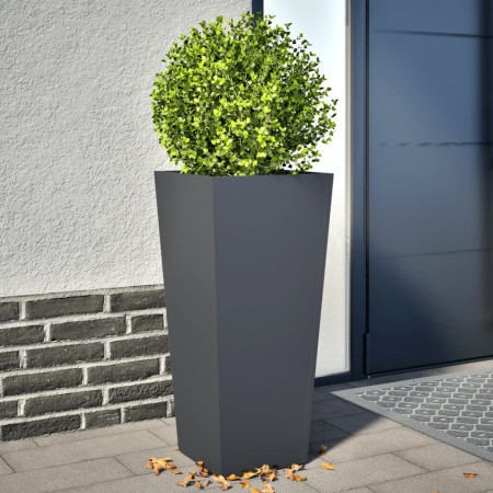 Jardineras hexagonales 2 uds acero antracita 35x35x75 cm de , Maceteros y jardineras - Ref: Foro24-851085, Precio: 102,87 €, ...