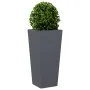 Jardineras hexagonales 2 uds acero antracita 35x35x75 cm de , Maceteros y jardineras - Ref: Foro24-851085, Precio: 118,01 €, ...