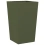 Jardinera de acero verde oliva 45x45x75 cm de , Maceteros y jardineras - Ref: Foro24-851100, Precio: 77,79 €, Descuento: %