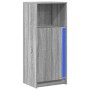 Aparador con LED madera de ingeniería gris Sonoma 42,5x34x100cm de , Aparadores - Ref: Foro24-852157, Precio: 60,37 €, Descue...