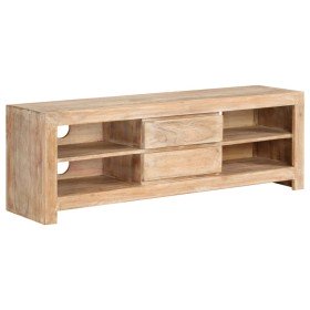 Mueble para TV madera maciza acacia marrón claro 120x30x40 cm en Muebles TV | Comprar online en Foru.es