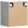 Mesita de noche de pared con luces LED gris hormigón by , Nightstands - Ref: Foro24-3307967, Price: 52,99 €, Discount: %