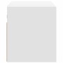 Mueble de TV de pared con luces LED blanco 100x31x35 cm de , Muebles TV - Ref: Foro24-852264, Precio: 67,35 €, Descuento: %