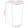 Jardinera hexagonal acero antracita 45x45x75 cm de , Maceteros y jardineras - Ref: Foro24-851098, Precio: 77,79 €, Descuento: %