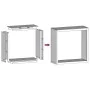Leñero acero galvanizado 100x40x100 cm de , Bolsas y soportes de leña - Ref: Foro24-850973, Precio: 111,91 €, Descuento: %