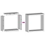 Leñero acero galvanizado 100x40x100 cm de , Bolsas y soportes de leña - Ref: Foro24-850973, Precio: 103,36 €, Descuento: %