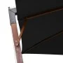 Sombrilla colgante con palo madera maciza de abeto negro 3x3 m de vidaXL, Sombrillas - Ref: Foro24-313778, Precio: 140,98 €, ...