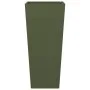 Jardineras 2 uds acero verde oliva 35x35x75 cm de , Maceteros y jardineras - Ref: Foro24-851087, Precio: 100,90 €, Descuento: %