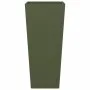 Jardineras 2 uds acero verde oliva 35x35x75 cm de , Maceteros y jardineras - Ref: Foro24-851087, Precio: 100,90 €, Descuento: %