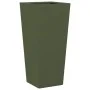 Jardineras 2 uds acero verde oliva 35x35x75 cm de , Maceteros y jardineras - Ref: Foro24-851087, Precio: 100,90 €, Descuento: %