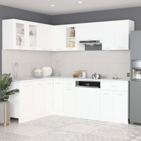 Juego muebles de cocina 11 piezas madera ingeniería blanco de , Armarios de cocina - Ref: Foro24-3067663, Precio: 698,16 €, D...