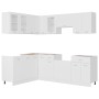 Juego muebles de cocina 11 piezas madera ingeniería blanco de , Armarios de cocina - Ref: Foro24-3067663, Precio: 698,16 €, D...