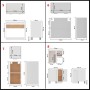 Juego muebles de cocina 11 piezas madera ingeniería blanco de , Armarios de cocina - Ref: Foro24-3067663, Precio: 698,16 €, D...