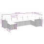 Set de sofás de jardín 7 pzas con cojines ratán PE gris claro de , Conjuntos de jardín - Ref: Foro24-3264458, Precio: 502,67 ...