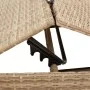 Sun loungers with cushions 2 units synthetic rattan beige by , Loungers - Ref: Foro24-3261581, Price: 281,68 €, Discount: %