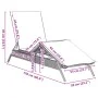 Sun loungers with cushions 2 units synthetic rattan beige by , Loungers - Ref: Foro24-3261581, Price: 281,68 €, Discount: %