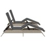 Tumbonas con cojines 2 unidades ratán sintético gris claro de , Tumbonas - Ref: Foro24-3261583, Precio: 285,56 €, Descuento: %
