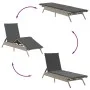 Liegestühle mit Kissen, 2 Stück, aus hellem grauem Kunststoff-Rattan. von , Liegen - Ref: Foro24-3261583, Preis: 281,37 €, Ra...