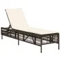 Liegestühle mit Kissen, 2 Stück, aus braunem Kunst-Rattan. von , Liegen - Ref: Foro24-3261597, Preis: 278,20 €, Rabatt: %