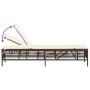 Tumbonas con cojines 2 unidades ratán sintético marrón de , Tumbonas - Ref: Foro24-3261597, Precio: 283,42 €, Descuento: %