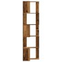 Estantería de esquina 5 niveles madera envejecida 50x50x179 cm de , Librerías y estanterías - Ref: Foro24-852589, Precio: 82,...